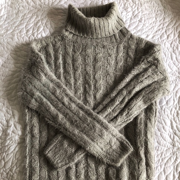 Fuzzy Turtleneck Sweater - Picture 2 of 2